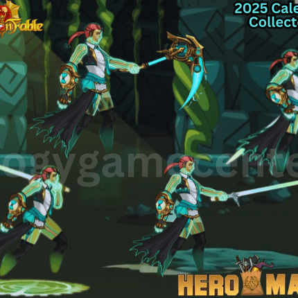 DragonFable - Lament Epoch Class and Phantom Chrono Scythe (2025 Calendar Collectors)