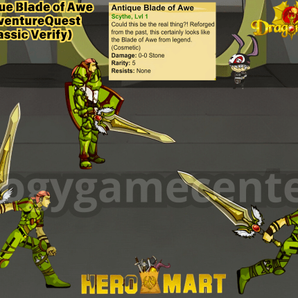 Dragonfable – Antique Blade of Awe (AdventureQuest Verify)