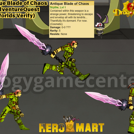 Dragonfable – Antique Blade of Chaos (AdventureQuest Worlds Verify)