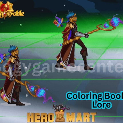 DragonFable - Coloring Book of Lore Paintbender Battlemage