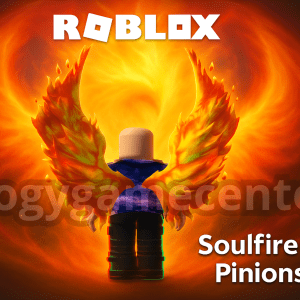 Roblox - Soulfire Pinions (Back) (Good Rated) (Series 4 Scarlet Sorceress Toy)